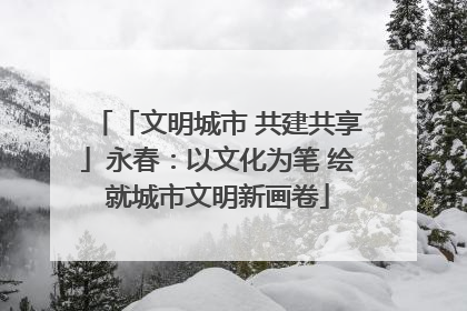 「文明城市 共建共享」永春：以文化为笔 绘就城市文明新画卷