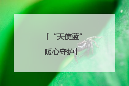 “天使蓝” 暖心守护
