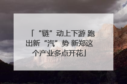 “链”动上下游 跑出新“汽”势 新郑这个产业多点开花