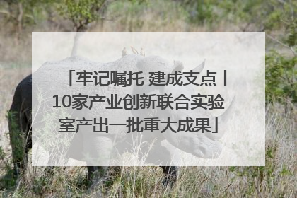 牢记嘱托 建成支点丨10家产业创新联合实验室产出一批重大成果