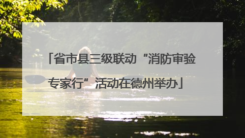 省市县三级联动“消防审验专家行”活动在德州举办
