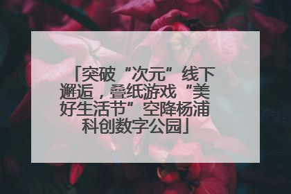 突破“次元”线下邂逅，叠纸游戏“美好生活节”空降杨浦科创数字公园