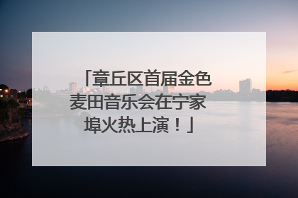 章丘区首届金色麦田音乐会在宁家埠火热上演！