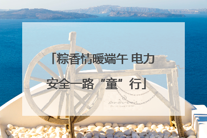 粽香情暖端午 电力安全一路“童”行