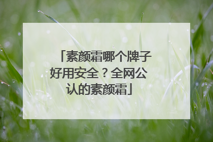 素颜霜哪个牌子好用安全？全网公认的素颜霜