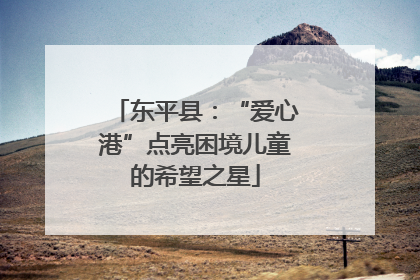 东平县：“爱心港”点亮困境儿童的希望之星