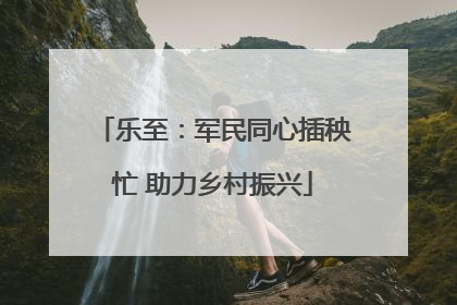 乐至：军民同心插秧忙 助力乡村振兴