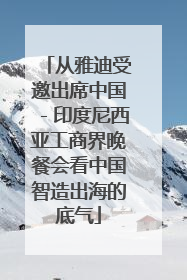 从雅迪受邀出席中国－印度尼西亚工商界晚餐会看中国智造出海的底气