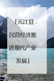 元江县：民营经济推进现代产业发展