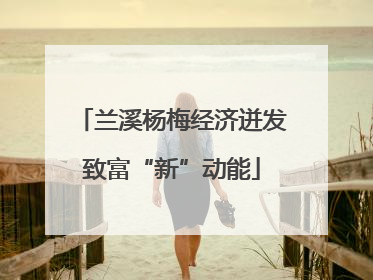兰溪杨梅经济迸发致富“新”动能
