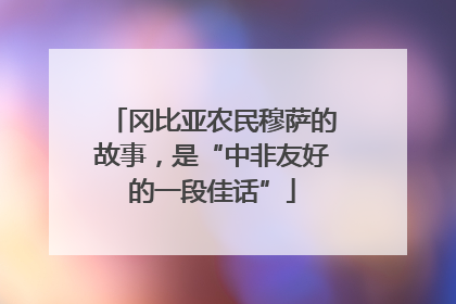 冈比亚农民穆萨的故事，是“中非友好的一段佳话”
