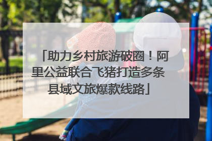 助力乡村旅游破圈！阿里公益联合飞猪打造多条县域文旅爆款线路