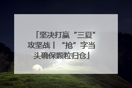 坚决打赢“三夏”攻坚战丨“抢”字当头确保颗粒归仓