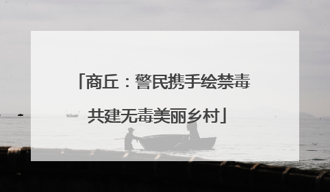商丘：警民携手绘禁毒 共建无毒美丽乡村