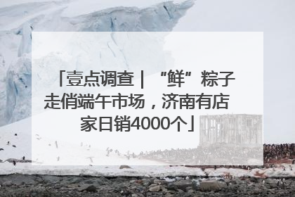 壹点调查｜“鲜”粽子走俏端午市场，济南有店家日销4000个