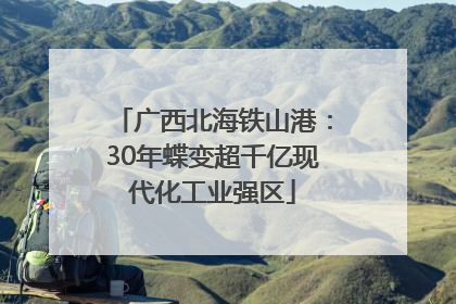 广西北海铁山港：30年蝶变超千亿现代化工业强区