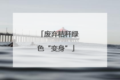 废弃秸秆绿色“变身”