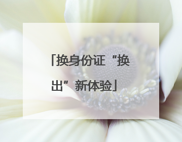 换身份证“换出”新体验