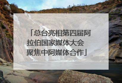 总台亮相第四届阿拉伯国家媒体大会 聚焦中阿媒体合作
