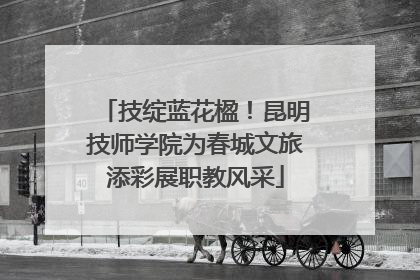 技绽蓝花楹！昆明技师学院为春城文旅添彩展职教风采