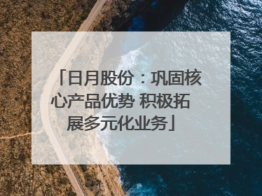 日月股份：巩固核心产品优势 积极拓展多元化业务