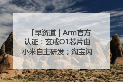 早资道｜Arm官方认证：玄戒O1芯片由小米自主研发；淘宝闪购联合饿了么日订单超4000万