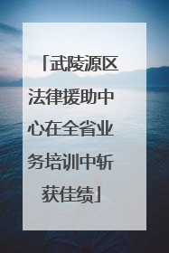 武陵源区法律援助中心在全省业务培训中斩获佳绩