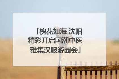 槐花如海 沈阳精彩开启国潮中医雅集汉服游园会