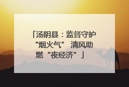 汤阴县：监督守护“烟火气” 清风助燃“夜经济”