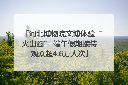 河北博物院文博体验“火出圈” 端午假期接待观众超4.6万人次