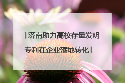 济南助力高校存量发明专利在企业落地转化