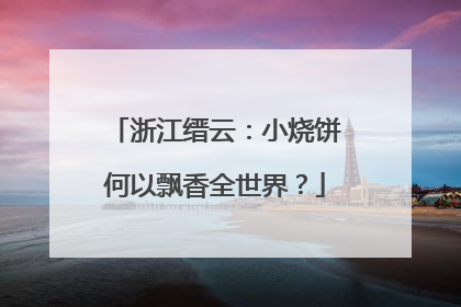 浙江缙云：小烧饼何以飘香全世界？