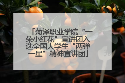 菏泽职业学院“一朵小红花”宣讲团入选全国大学生“两弹一星”精神宣讲团