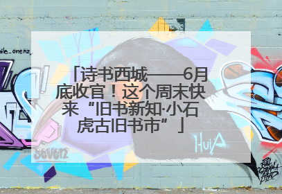 诗书西城——6月底收官！这个周末快来“旧书新知·小石虎古旧书市”