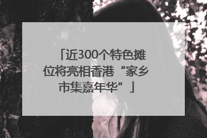 近300个特色摊位将亮相香港“家乡市集嘉年华”