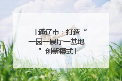 通辽市：打造“一园一展厅一基地”创新模式