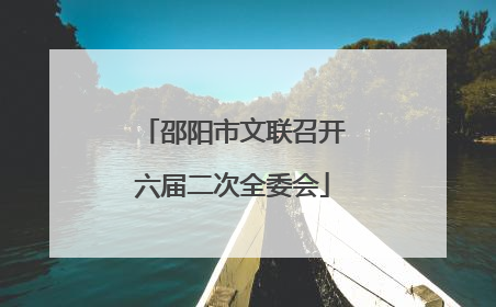 邵阳市文联召开六届二次全委会