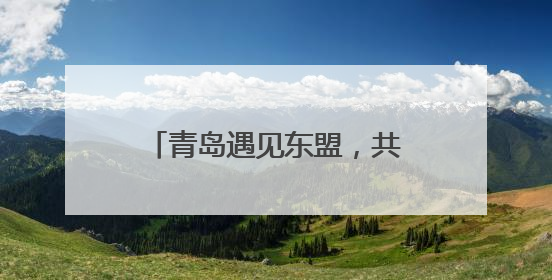 青岛遇见东盟，共话蓝色合作新未来