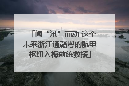 闻“汛”而动 这个未来浙江通赣粤的航电枢纽入梅前练救援