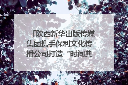 陕西新华出版传媒集团携手保利文化传播公司打造“时间典藏”数字艺术馆