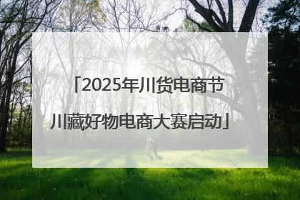 2025年川货电商节川藏好物电商大赛启动